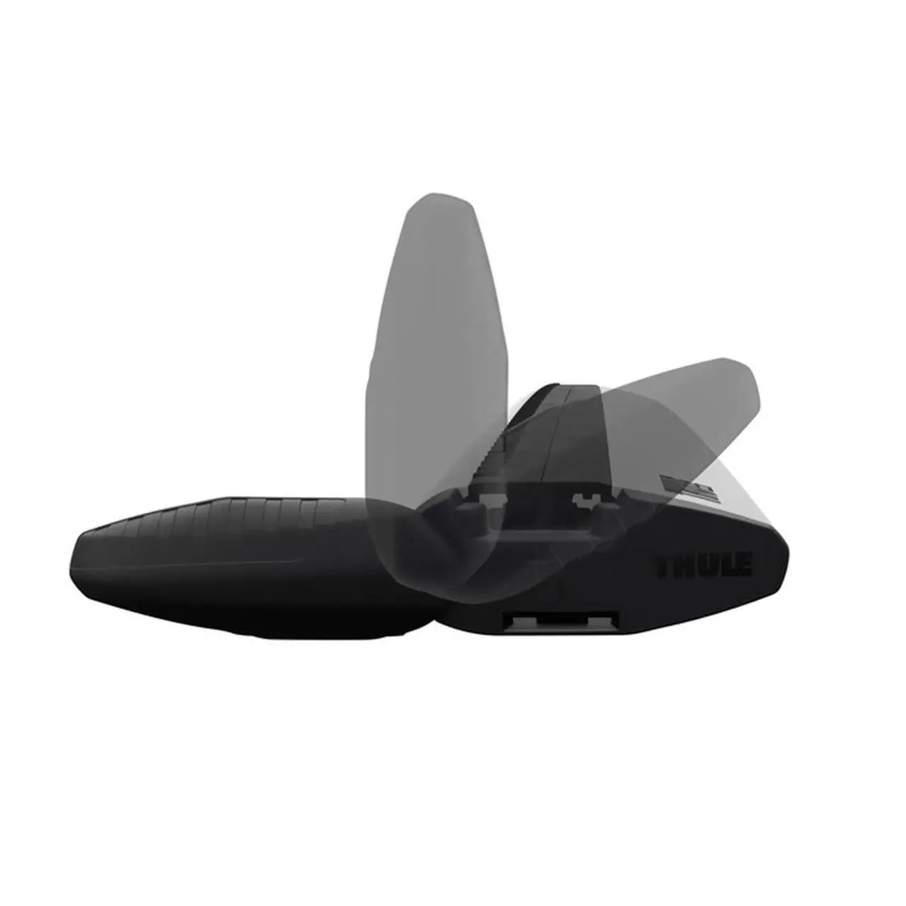 Bare transversale Thule Evo Clamp Wingbar Evo negre pentru FORD Focus 5 usi Hatchback MK IV model 2019 Sistem cu prindere pe plafon normal 6