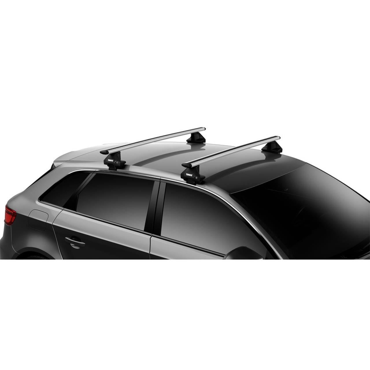 Bare transversale Thule Evo Clamp Wingbar Evo pentru FORD Focus 5 usi Hatchback MK IV model 2019 Sistem cu prindere pe plafon normal 6