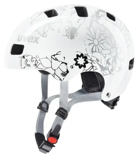 Casca Uvex Kid 3 white flower 1