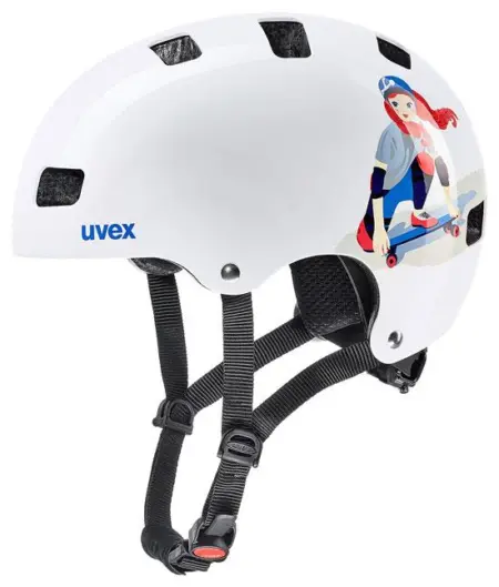 Casca Uvex Kid 3 white skate 1