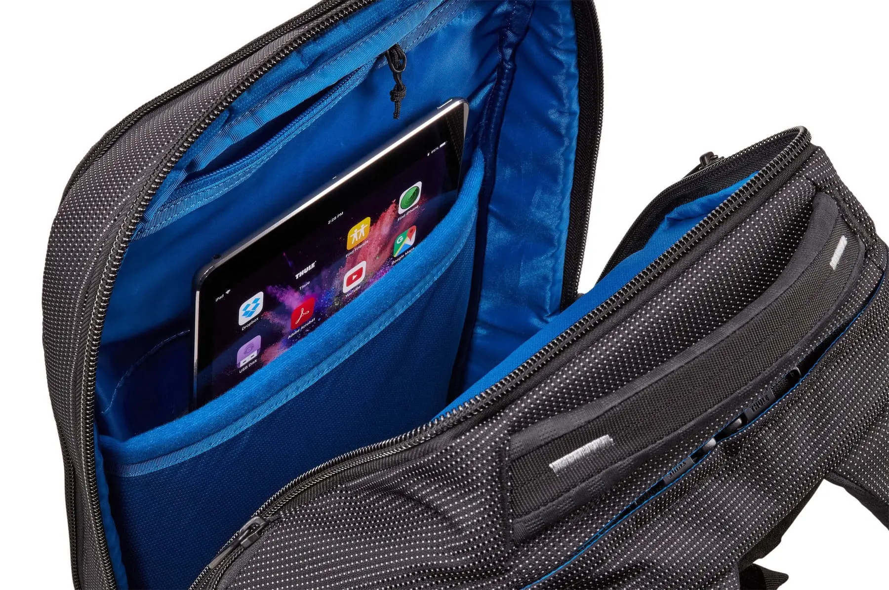 Rucsac urban cu compartiment laptop Thule Crossover 2 Backpack 30L black 9