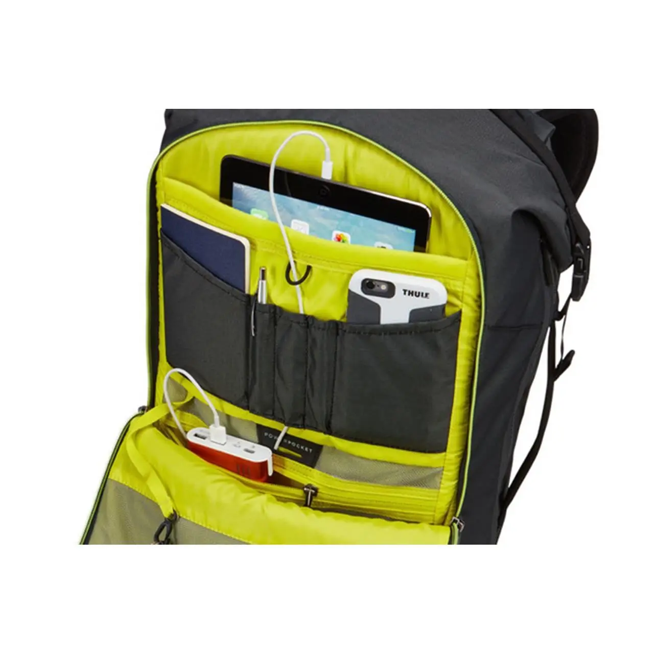 Rucsac urban cu compartiment laptop Thule Subterra Travel Backpack 34L Dark Shadow 9