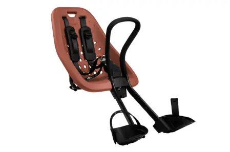 Scaun pentru copii cu montare pe bicicleta in fata Thule Yepp Mini Brown 1