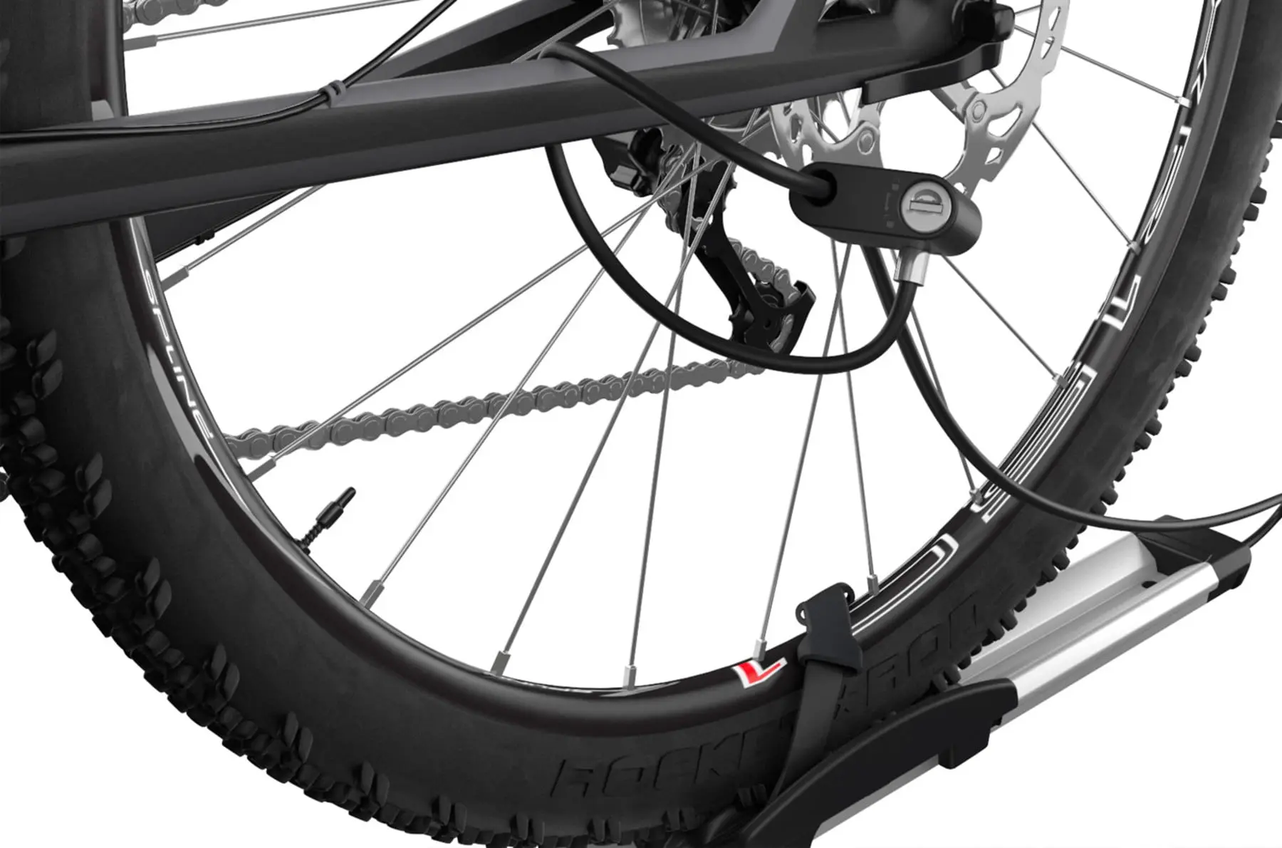 Suport biciclete Thule UpRide 599 cu prindere pe bare transversale 7