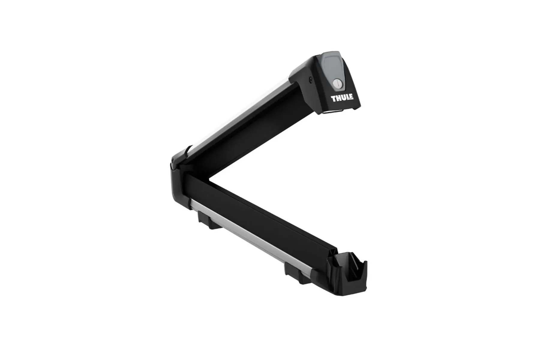 Suport schiuri Thule SnowPack 7324 cu prindere pe bare transversale din aluminiu cu profil T 4