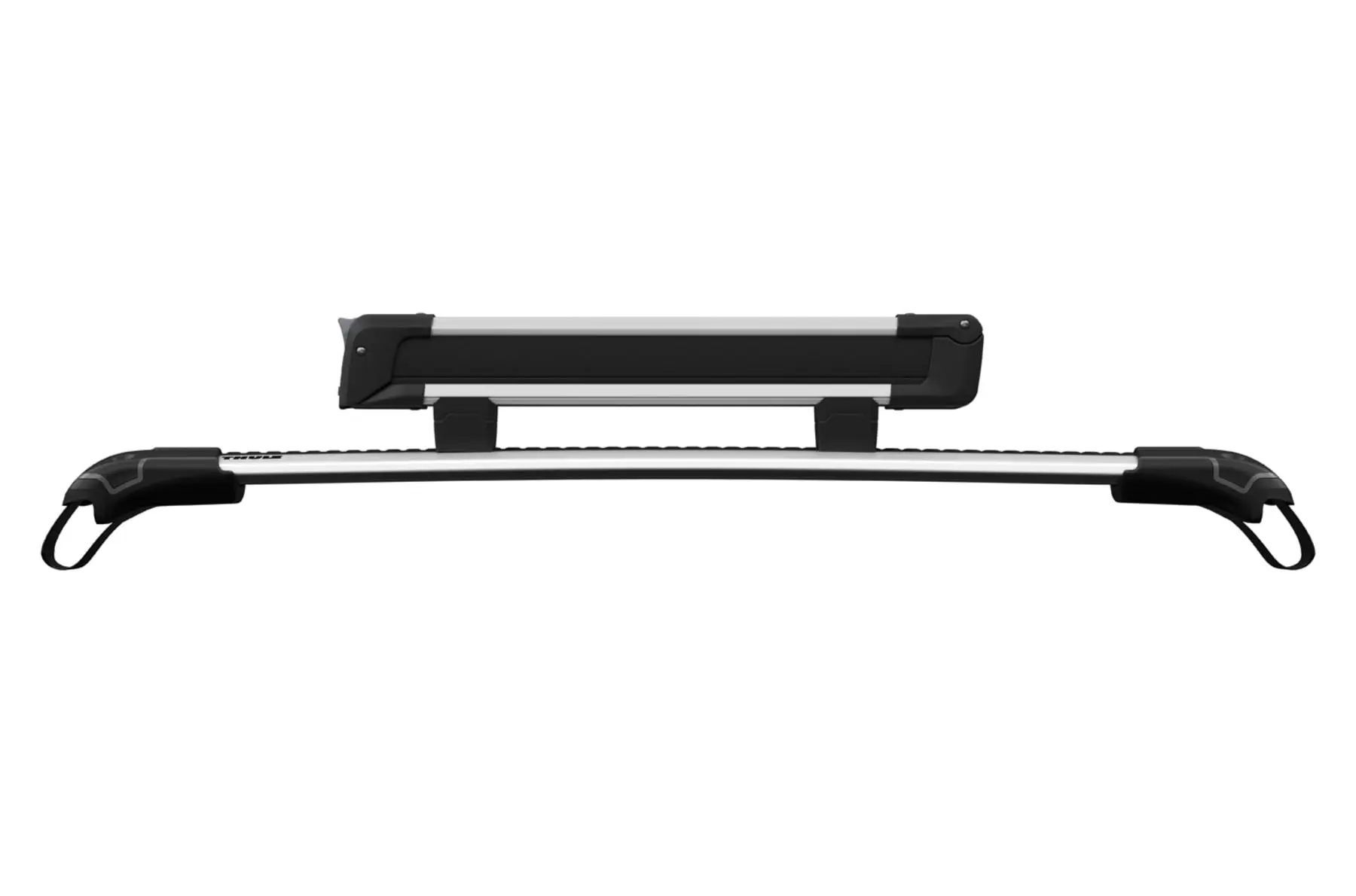 Suport schiuri Thule SnowPack 7324 cu prindere pe bare transversale din aluminiu cu profil T 5
