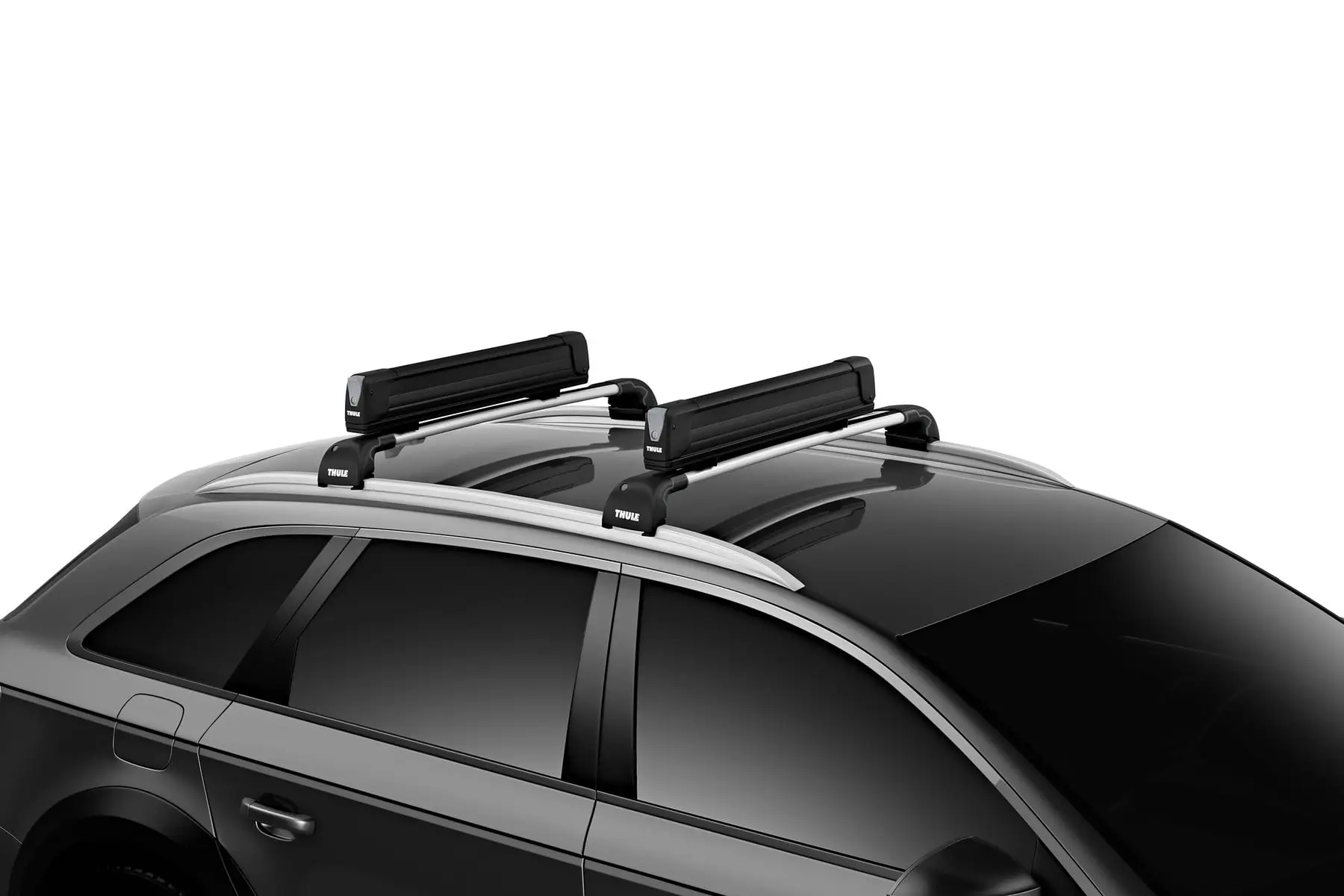 Suport schiuri Thule SnowPack Extender 7325 Negru cu prindere pe bare transversale 2